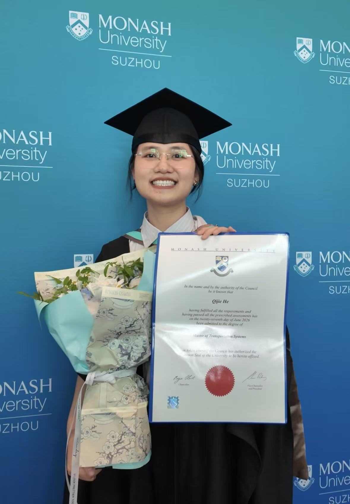 Graduation at Monash University